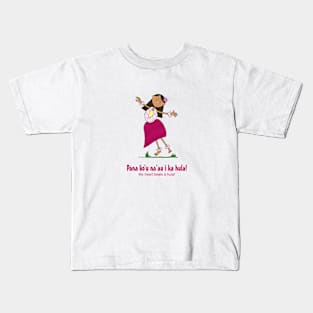 My heart beats a hula beat Kids T-Shirt